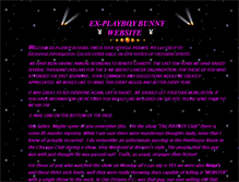 Tablet Screenshot of explayboybunny.com